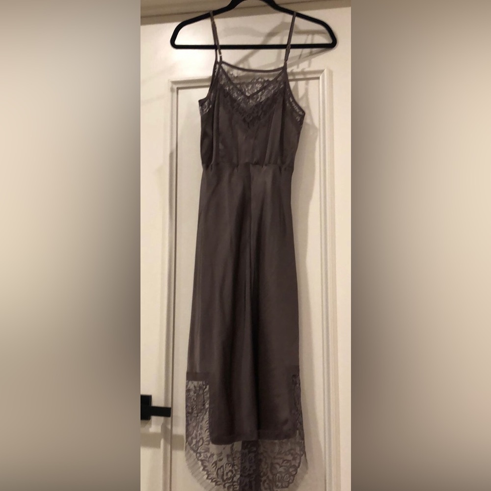 Michelle mason silk lace dress